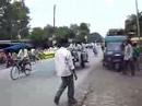 Clara Swain Hospital - Road in front of the Faridpur Clinic
