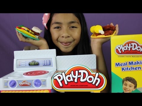 PLAY -DOH MEAL MAKIN KITCHEN PLAY- DOH REVIEW & PLAY| B2cutecupcakes
