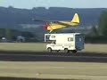 Landing pouso avi�o flight plane in a truck no caminhao