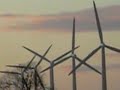 Westmill turbines celibrating the findings of a new study disproving Wind Turbine Syndrome