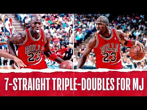 Michael Jordan's Seven Straight Triple-Doubles