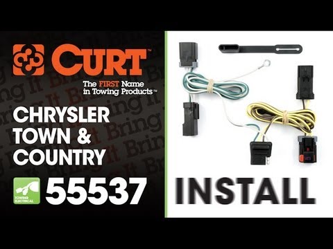 Trailer Wiring Install: CURT 55537 on 2006 Chrysler Town & Country