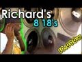 8 18 Subs on 10000 Watts | Richard's Loud Ass Sound System Slammin' Some Deep BASS Test Songs