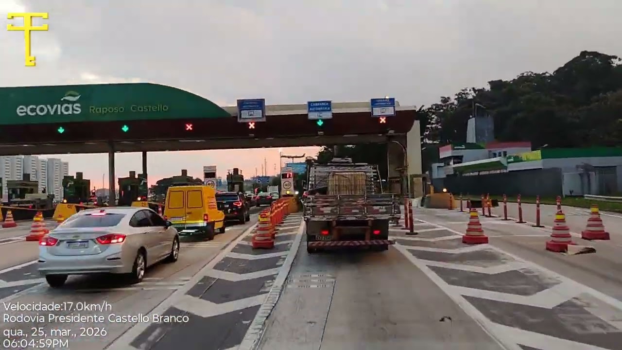 Rodovia Presidente Castelo Branco 5 em 1 minutos