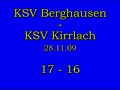 KSV Berghausen - KSV Kirrlach (28.11.09)