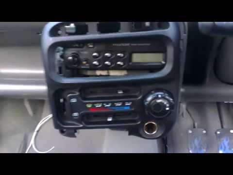 Hyundai atoz/amica radio facia removal