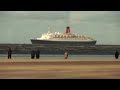 QE2 comes into Crosby QE2 comes into Crosby