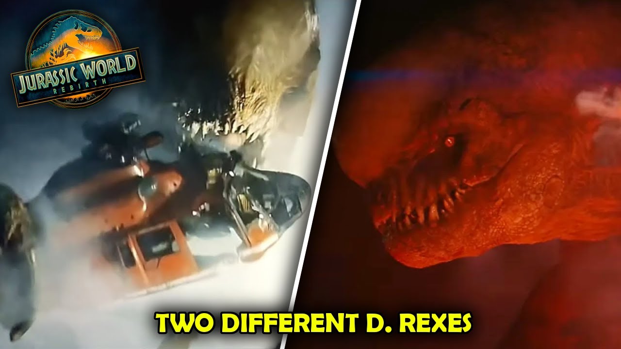 THERE WERE 2 D.REXES IN JURASSIC WORLD REBIRTH?!