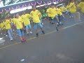 School kids dancing to the Cupid Shuffle