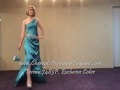 Prom Dress Turquoise Charmeuse by Terani