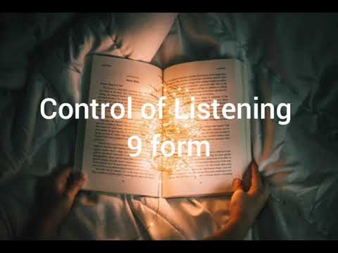 Control of Listening (Контроль Аудіювання) "A story". 9 клас