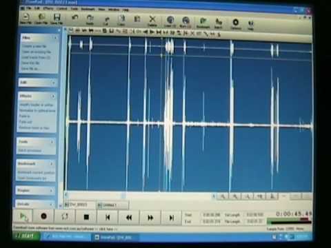 Detecting Class C EVP with WAVEPAD