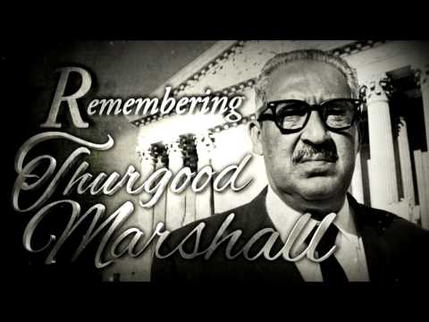 Judge Thurgood Marshall first African-American United States Supreme Court Judge