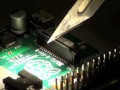 Hand-fixing Raspberry Pi beta boards