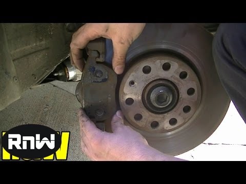 How to Remove and Replace Front Disc Brake Pads – 1998 Audi A6 Quattro