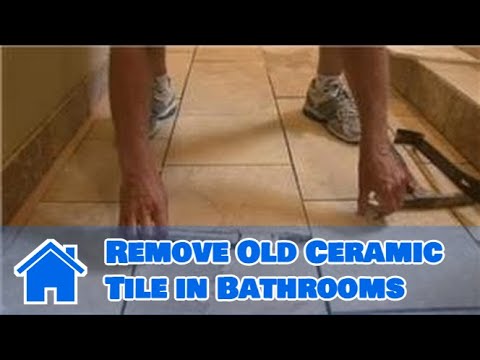 how to remove ceramic tile