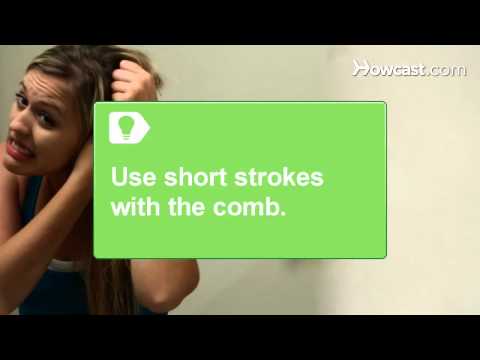 how to get knots out of hair