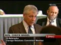 Sen. Chuck Hagel: \"We Will Destroy Mankind\"