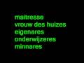 ik ben gedwongen / je suis forcée
