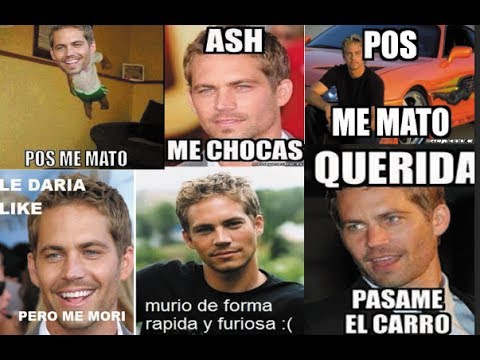de - Burlandose DE LA Muerte de Paul Walker MEMES EN REDES SOCIALES SE BURLAN ..MUERE PAUL WALKER EN ACCIDENTE DE AUTO. ACTOR DE RAPIDO Y FURIOSO Muere en accid...