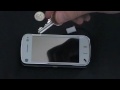 Nokia N97 Stress test 1: Screen scratch test