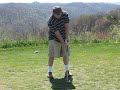 A little golf action in hills of Kentucky