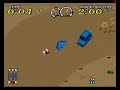 game play of a sega mega drive driving game with rally action