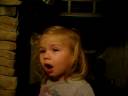 Raegan singing Santa clause is coming to town