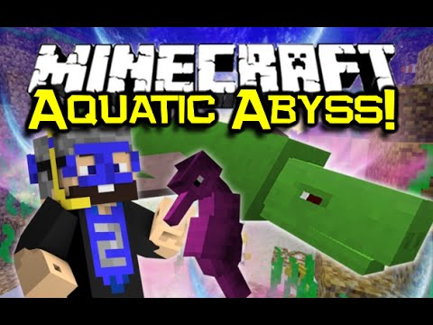 Minecraft AQUATIC ABYSS MOD Spotlight! - Scary Serpents! (Minecraft Mod Showcase)
