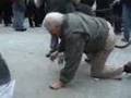 Stop Bush @ TRAFALGER SQ 2003 Chalk4peace - unedited raw footage