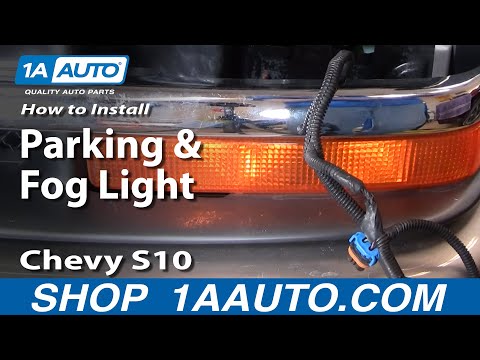 How To Install Replace Parking and Fog Light on Chevy S10 Pickup 98-04 1AAuto.com