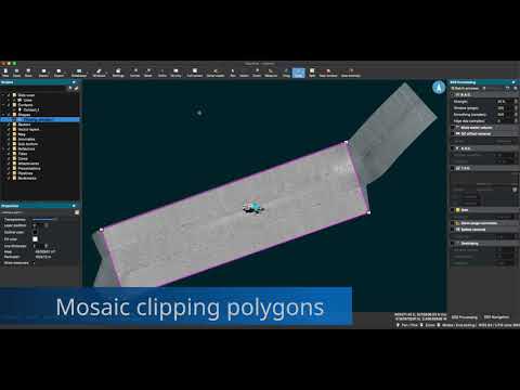 Interactive range editing and mosaic clipping in SeaView 2.8