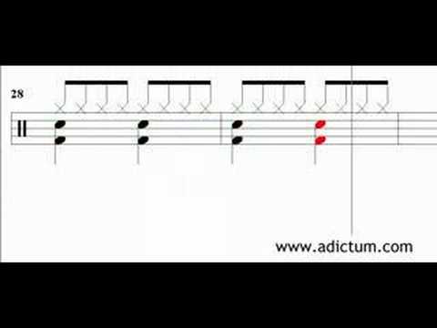how to read drum music