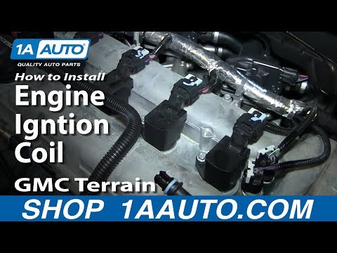 How To Install Replace Engine Igntion Coil GMC Terrain 2.4L