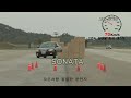 Hyundai Sonata VS Honda Accord slalom test