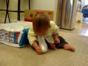 Lachlan learn how to hold a milk bottle Lachlan learn how to hold a milk bottle