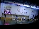 Karina Andréa Ramos atacando na ponta
