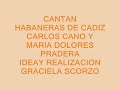 CARLOS CANO Y MARIA DOLORES PRADERA-HABANERAS DE CADIZ