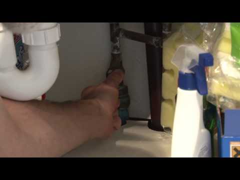 how to isolate a kitchen tap