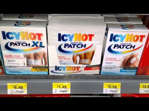 how to apply icy hot patch