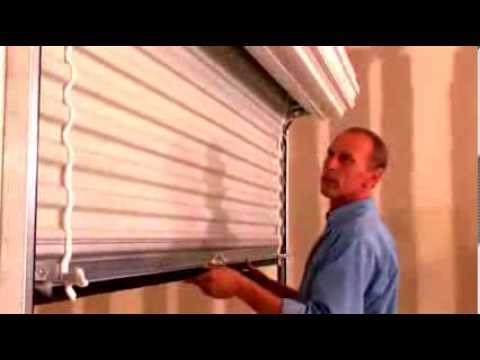 how to install a roll up door