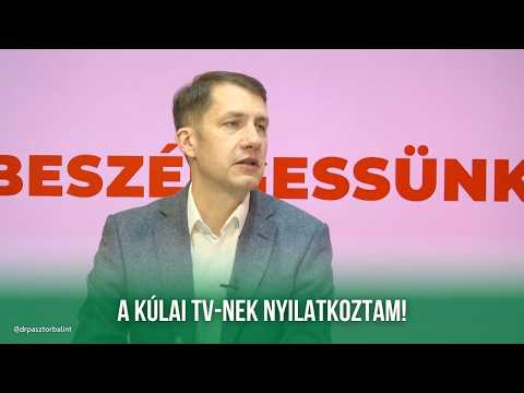 Dr. Pásztor Bálint, a VMSZ elnökének interjúja a kúlai TV-nek-cover