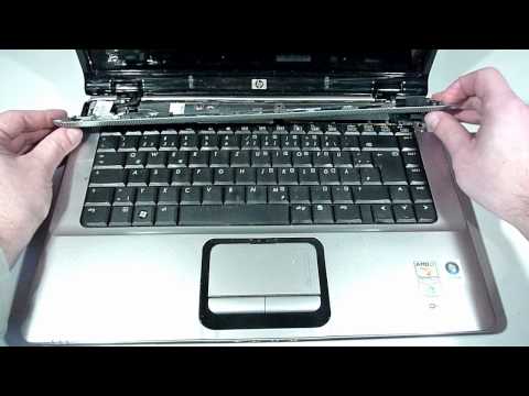 how to remove keyboard from hp pavilion zv6000