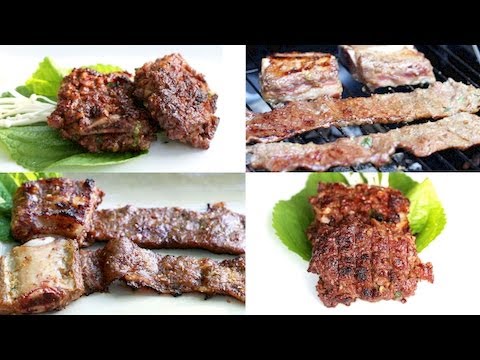 How to make Galbi or Kalbi, Korean BBQ, Authentic Traditional Recipe