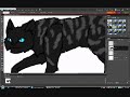 This is a speedpant of Darkstripe in The Dark forest, The Place Of No Stars. Im sorry if this isnt how he is describwd in the book, I just prefer to draw charecters how I imagined them. I own nothing but the picture.
