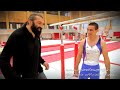 s�bastien chabal teste les jo - les barres parall�les avec yann cucherat.