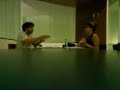 espeluznamte partido entre dos genios del paper-raquet en la biblioteca de fuenlabrada a alta horas de la noche.