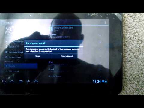 how to eliminate gmail account from android