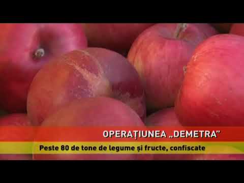 Peste 80 de tone de legume și fructe, confiscate