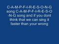 Camp Fire Song Song with lyrics